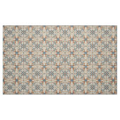 Earthy Tones Boho Floral Pattern Minimalistic Chic Stof (Fat Quarter)