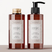 Earthy Tones Boho Pattern Waterproof Product Label Voedselcontainer Etiket