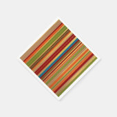 Earthy Tones Stripes Servet (Hoek)