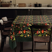 Earthy Tones Tablecloth Mushrooms & Wildflowers Tafelkleed
