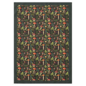 Earthy Tones Tablecloth Mushrooms & Wildflowers Tafelkleed (Voorkant)