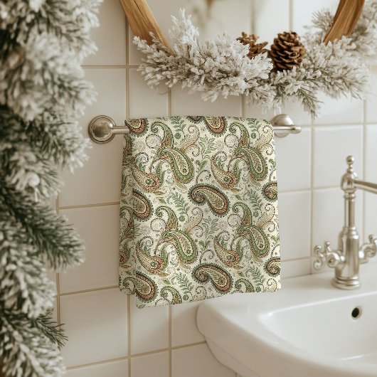 Earthy Tones Towel Bohemian Gift for Loved Ones Bad Handdoek