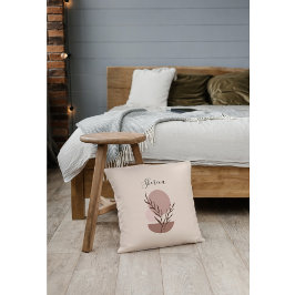 Earthy Trendy Personalized Boho Kussen