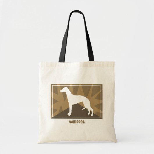 Earthy Whippet Tote Bag (Voorkant)