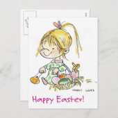 EAS-004 Gelukkig Pasen! Feestdagenkaart (Voorkant / Achterkant)