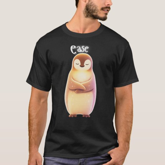 Ease Calm Penguin Emotional Healing T-shirt (Voorkant)