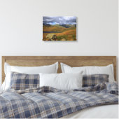 Easedale Tarn Cumbria England Canvas Afdruk (Insitu (Slaapkamer))