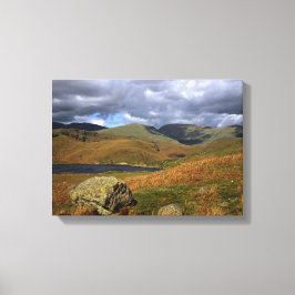 Easedale Tarn Cumbria England Canvas Afdruk