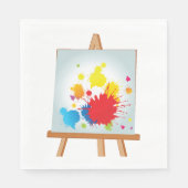 Easel Art Paper Napkins Servet (Voorkant)