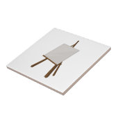 Easel schilderen tegeltje (Zijkant)