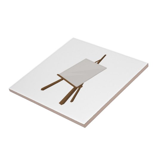 Easel schilderen tegeltje (Zijkant)