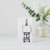 Easel Visitekaartje (Staand voorkant)