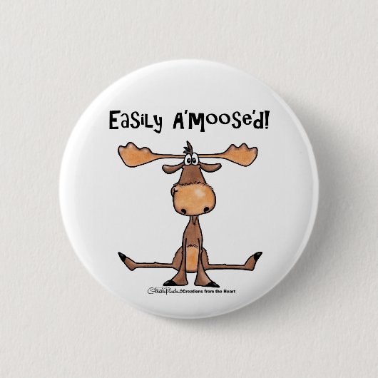 Easily A'Moose Ronde Button 5,7 Cm (Voorkant)