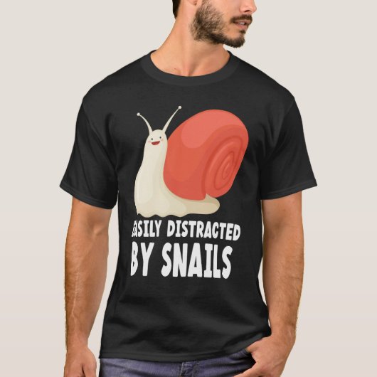 easily by snails snail t-shirt (Voorkant)