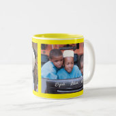 Easily Create Your Personalised Custom Photo Mug Tweekleurige Koffiemok (Voorkant rechts)