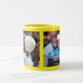 Easily Create Your Personalised Custom Photo Mug Tweekleurige Koffiemok (Center)