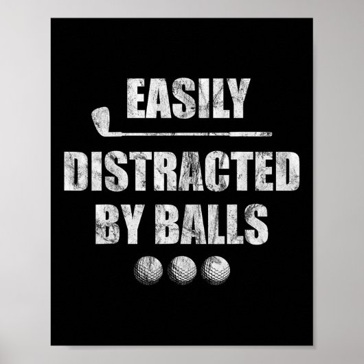 Easily Distracted 1  Poster (Voorkant)