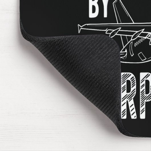 Easily Distracted By Airplanes Funny Plane Lovers  Muismat (Hoek)