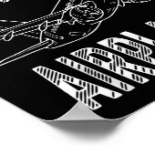 Easily Distracted By Airplanes Funny Plane Lovers  Poster (Hoek)