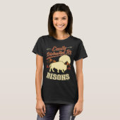 Easily distracted by Bisons Buffalo 1 T-shirt (Voorkant volledig)