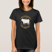 Easily Distracted By Black Angus Cows A Cattle Fa T-shirt (Voorkant)