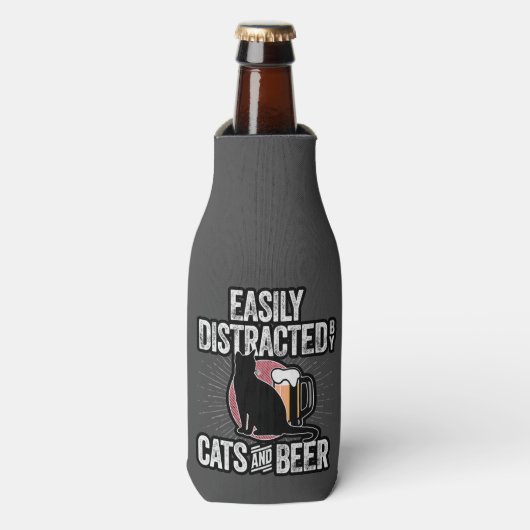Easily Distracted by Cats and Beer Flesjeskoeler (Fles Voorkant)