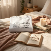 Easily Distracted by Cats and Books Coquette Art Trui