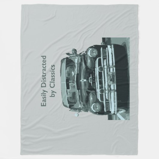 Easily Distracted by Classics Fleece Deken (Voorkant)