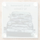 Easily Distracted by Classics Glazen Onderzetter (Achterkant)