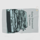 Easily Distracted by Classics Golfhanddoek (Horizontaal)