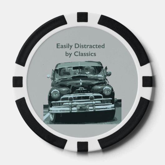 Easily Distracted by Classics Poker Chips (Voorkant)