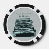 Easily Distracted by Classics Poker Chips (Achterkant)