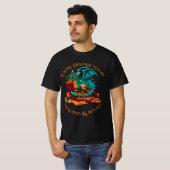 Easily Distracted By Dragons And Books T-shirt (Voorkant volledig)