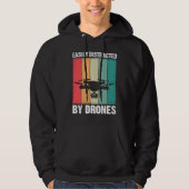 Easily Distracted by Drones  Drone Pilot Enthusias Hoodie (Voorkant)