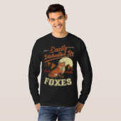 Easily distracted by Foxes T-shirt (Voorkant volledig)