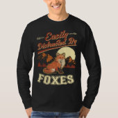 Easily distracted by Foxes T-shirt (Voorkant)