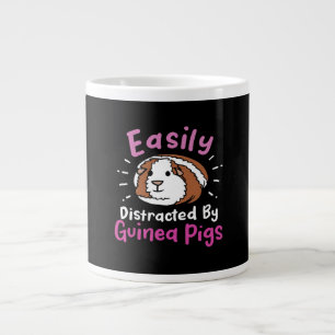 Easily Distracted By Guinea Pigs   Cute Pet Lover Grote Koffiekop