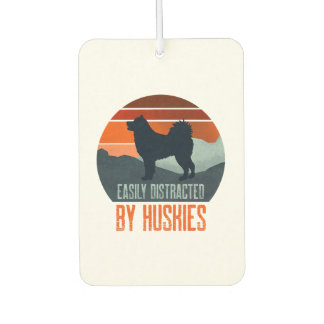 Easily Distracted By Huskies Dog Walking Luchtverfrisser