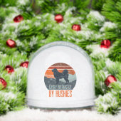 Easily Distracted By Huskies Dog Walking Sneeuwbol (Kerstmis)