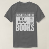 Easily Distracted By New Books I Can Read Day Boo T-shirt (Design voorkant)