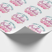 Easily Distracted by Orchids Orchid Lover Cadeaupapier (Hoek)