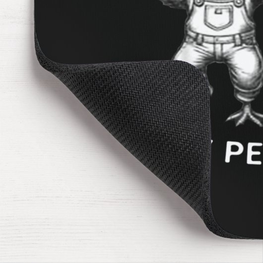 Easily Distracted By Peckers, Chicken Lover, Funny Muismat (Hoek)