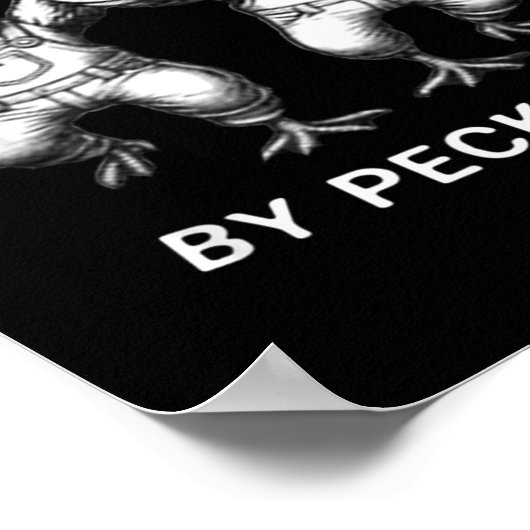 Easily Distracted By Peckers, Chicken Lover, Funny Poster (Hoek)