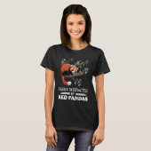 Easily Distracted By Red Pandas Red Panda T-shirt (Voorkant volledig)