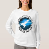 Easily Distracted By Science Fiction T-shirt (Voorkant)