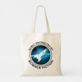 Easily Distracted By Science Fiction Tote Bag (Achterkant)