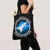 Easily Distracted By Science Fiction Tote Bag (Dichtbij)