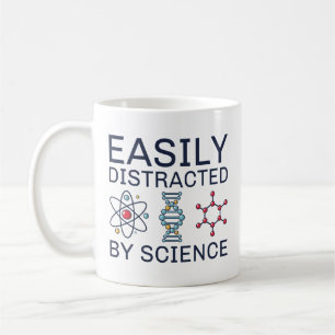 Easily Distracted By Science Koffiemok