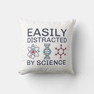 Easily Distracted By Science Kussen