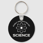 Easily Distracted By Science Sleutelhanger (Voorkant)